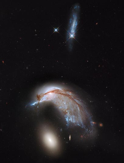 Interacting galaxies NGC 2936 & NGC 2937 in Hydra