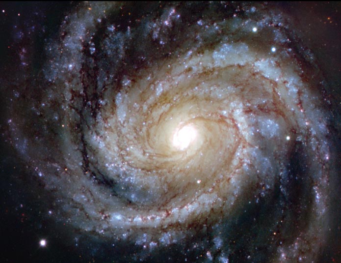 Spiral galaxy M100 in Coma Berenices